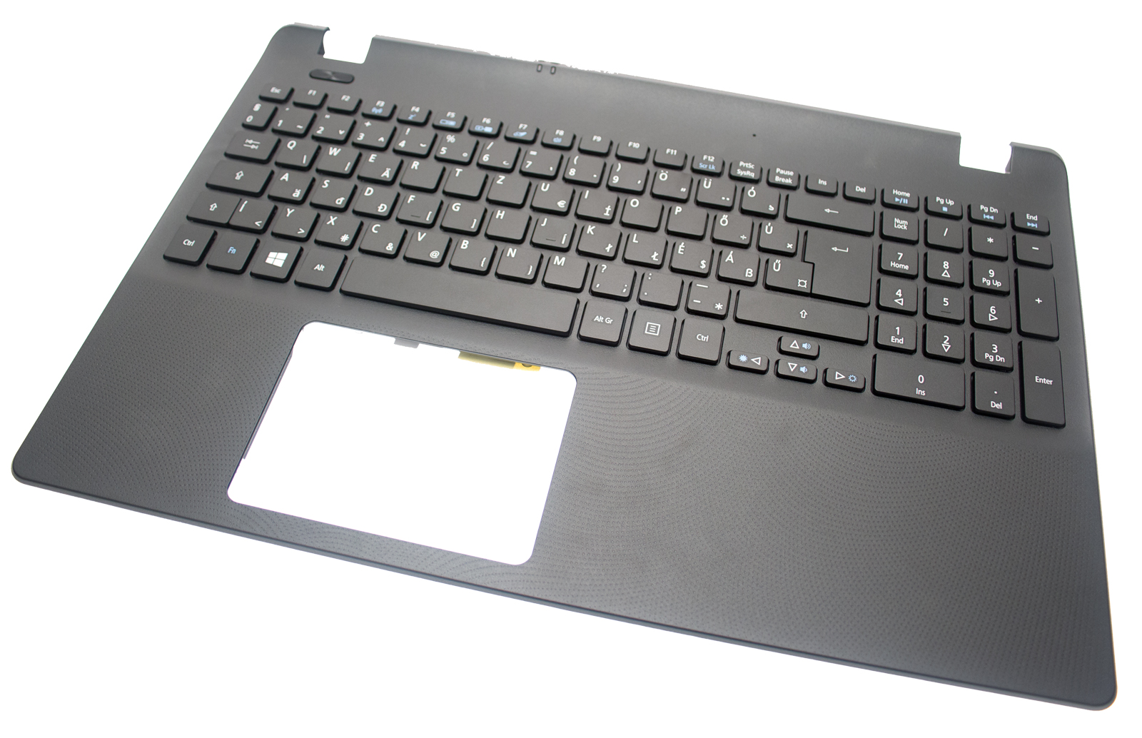 Acer Tastatur ungarisch (HU) + Top Case schwarz Aspire ES1-512 Serie (Original)