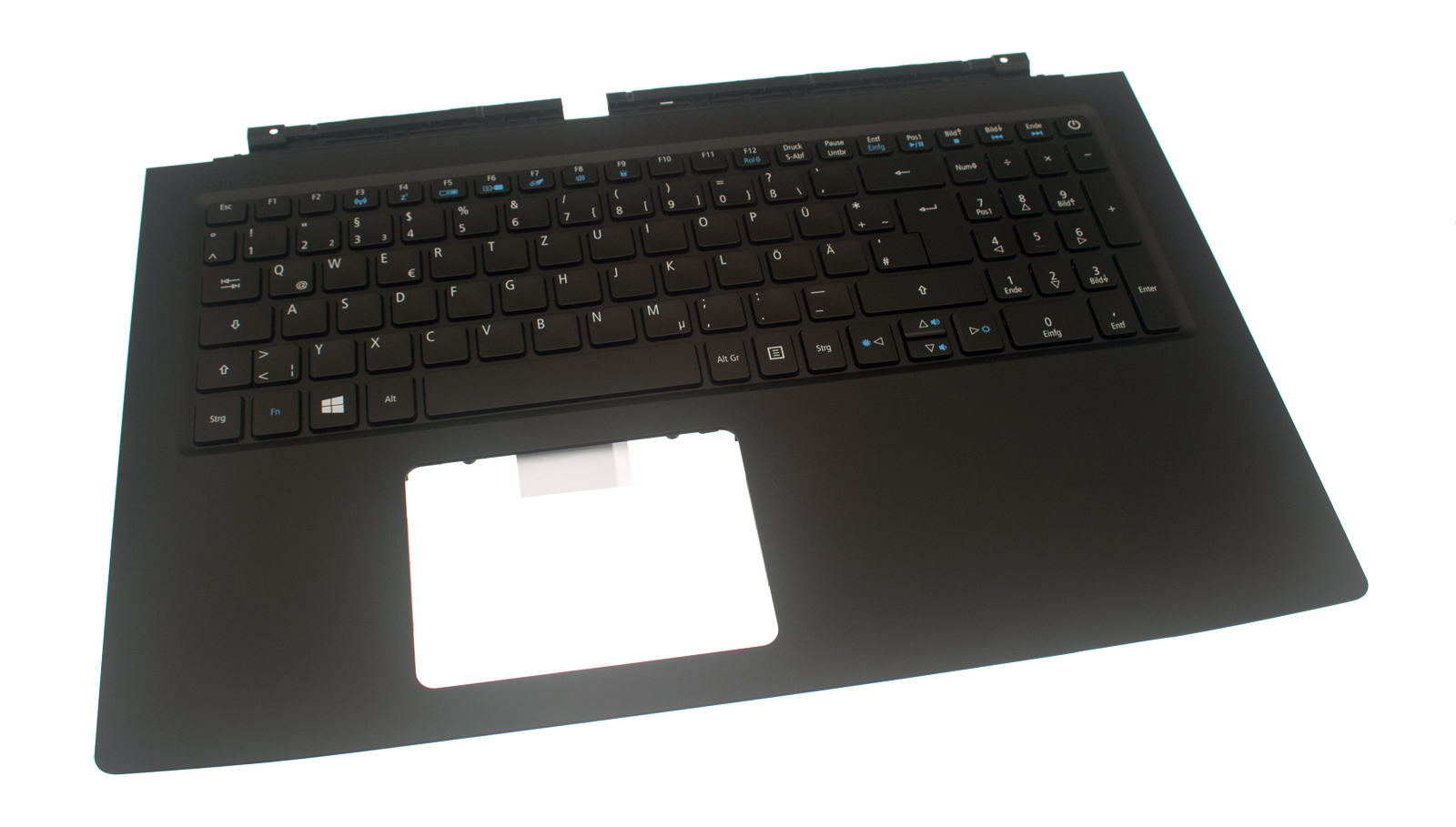 Acer Tastatur beleuchtet Deutsch (DE) + Top case schwarz Aspire V Nitro7-572T Serie (Original)