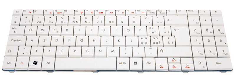 PackardBell Tastatur schweizerisch (CH) EasyNote TJ66 Serie (Original)