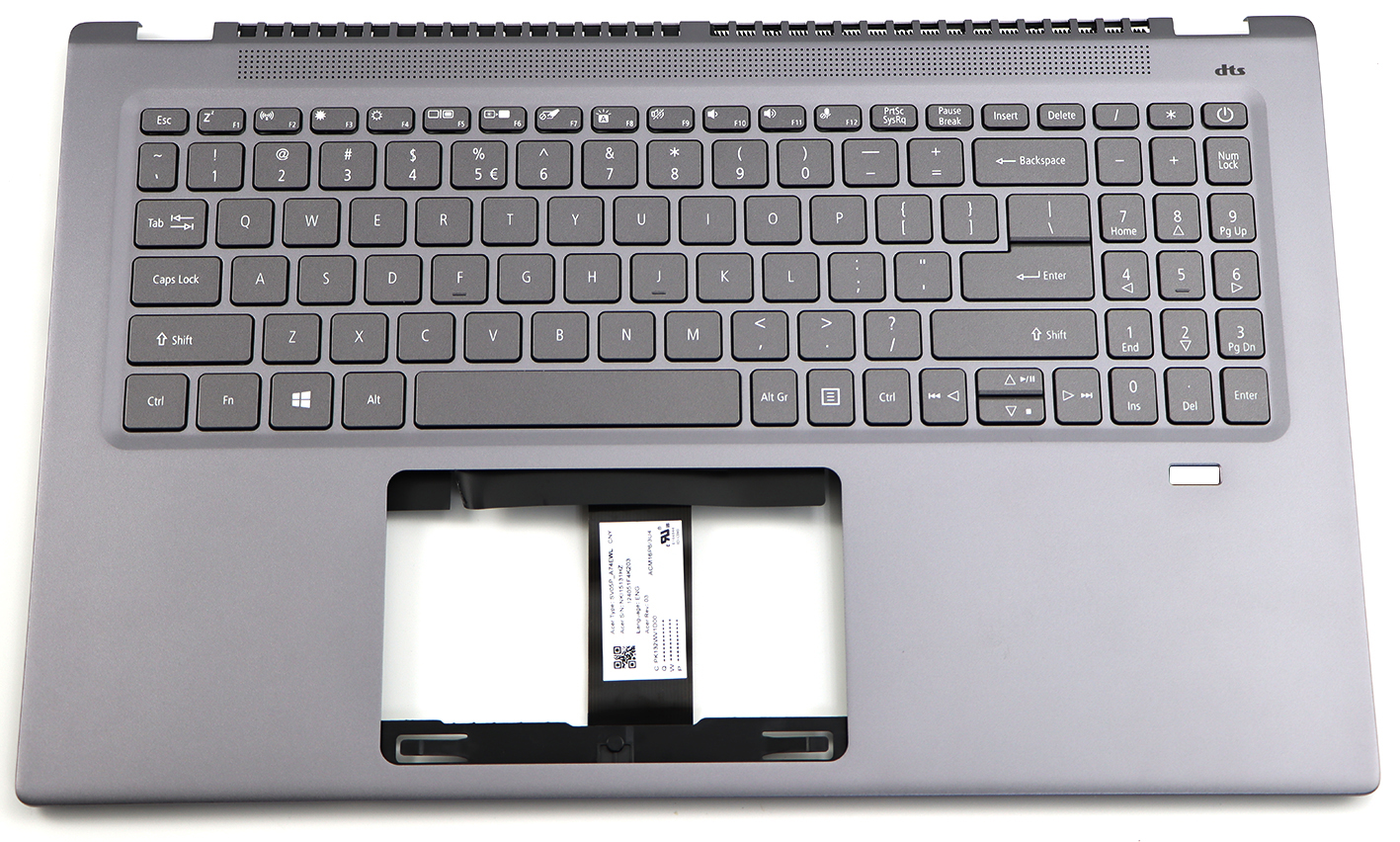 Acer COVER.UPPER.GRAY.W/KB.US-INT.BL Swift X 16 SFX16-51G Serie (Original)