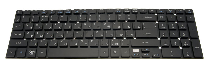 Acer Tastatur russisch (RU) schwarz Aspire V3-731 Serie (Original) Acer Tastatur russisch (RU) schwarz Aspire V3-731 Serie (Original)