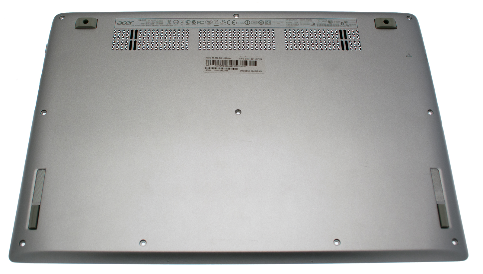 Acer Gehäuseunterteil Aspire S3-392G Serie (Original)