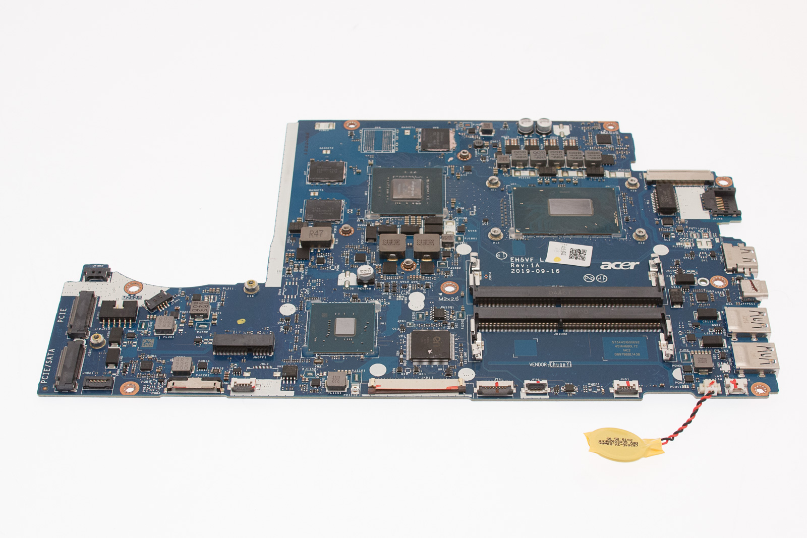 Acer Mainboard W/CPU.I7-9750H.HM370.GTX1050 Aspire 7 A715-74G Serie (Original)