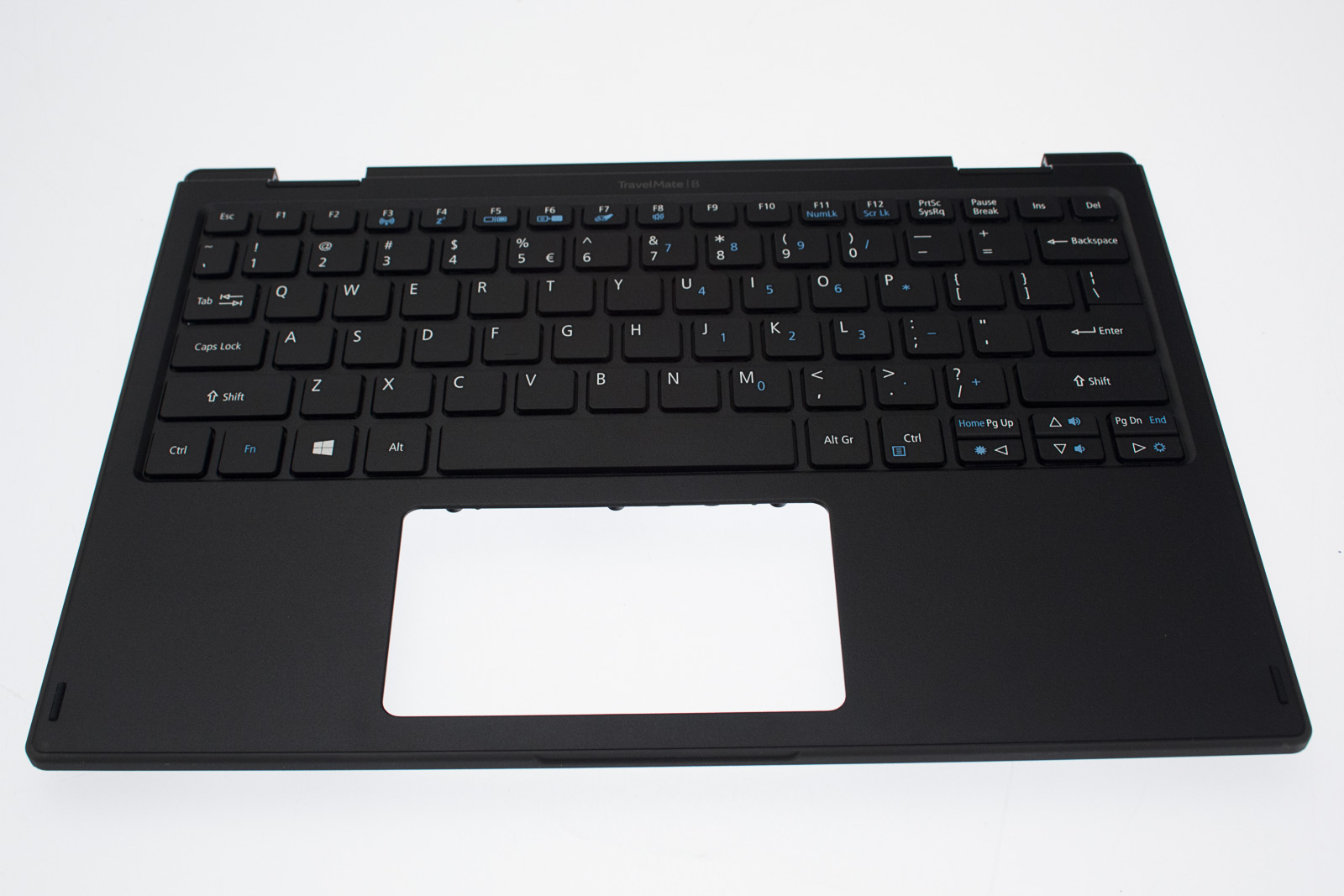 Acer Tastatur US-Int. (US) + Topcase schwarz TravelMate Spin B1 B118-M Serie (Original)