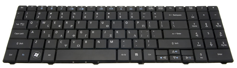 Acer Tastatur griechisch (GR) Aspire 5732ZG Serie (Original)
