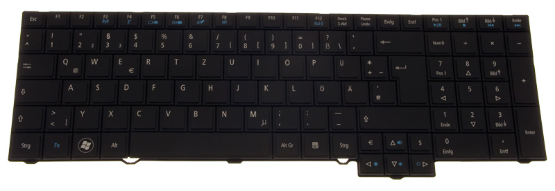 Acer Tastatur deutsch (DE) schwarz TravelMate 6595T Serie (Original)