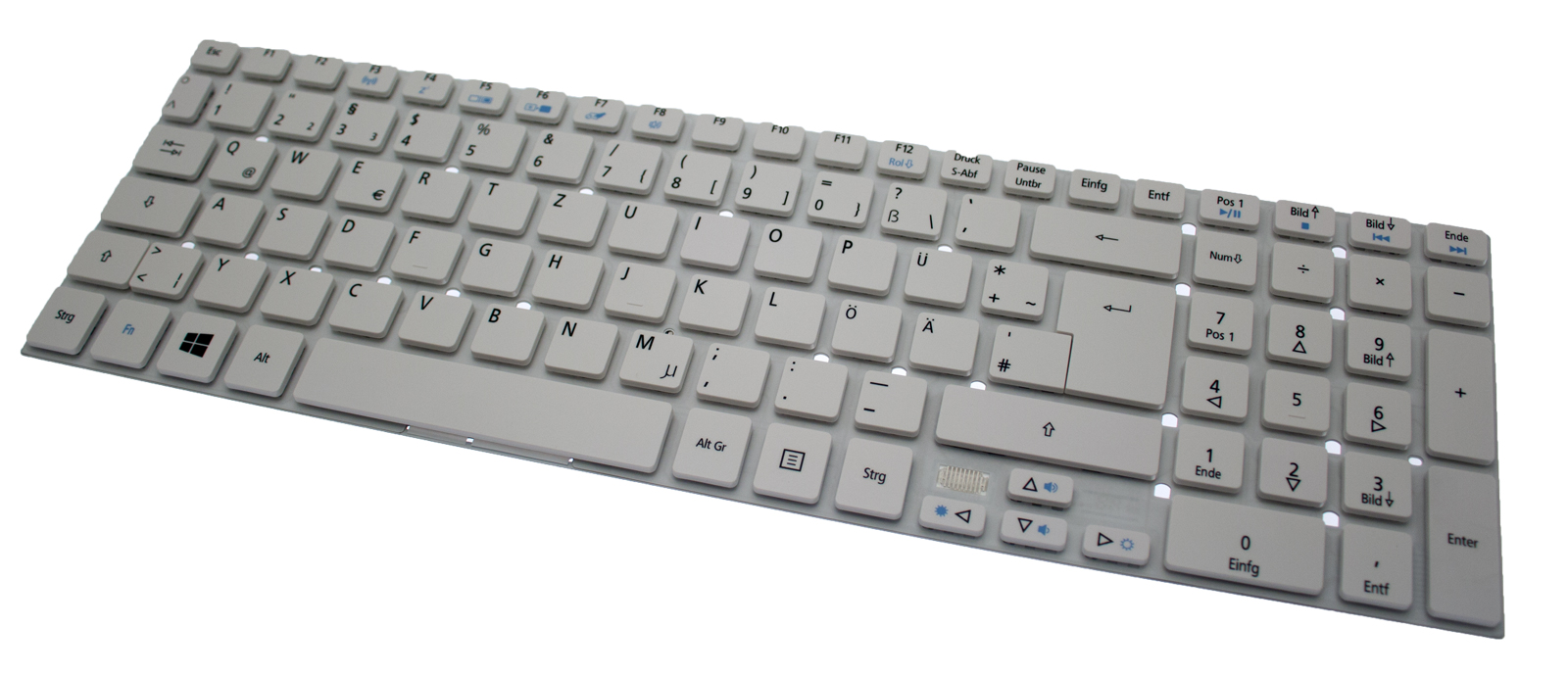 Acer Tastatur deutsch (DE) weiß Aspire V3-532 Serie (Original) Acer Tastatur deutsch (DE) weiß Aspire V3-532 Serie (Original)