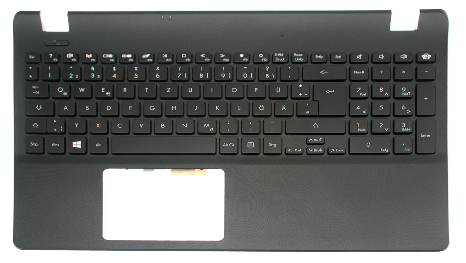 PackardBell Tastatur deutsch (DE) + Top Case schwarz EasyNote TG71BM Serie (Original)