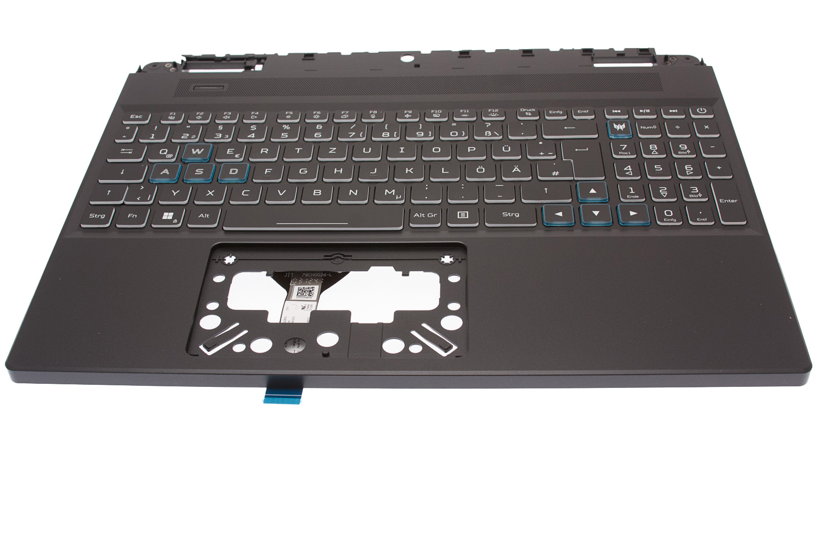 Acer Gehäuseoberteil mit Tastatur (Deutsch) / Cover upper with keyboard (German) backlit Predator Helios 16 Neo PH16-71 Serie (Original)