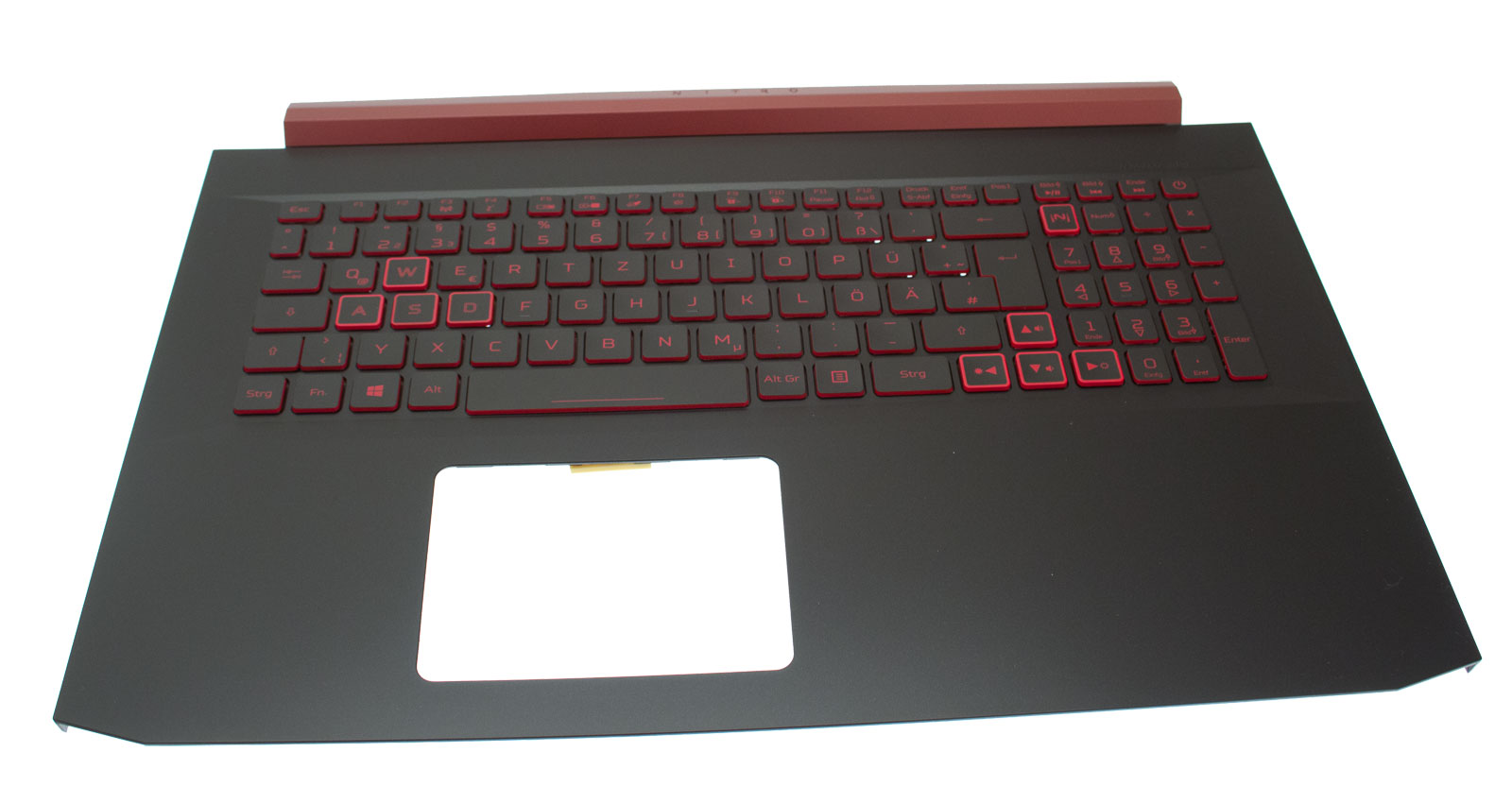 Acer Tastatur beleuchtet Deutsch (DE) + Top case schwarz Aspire Nitro 5 AN517-51 Serie (Original)