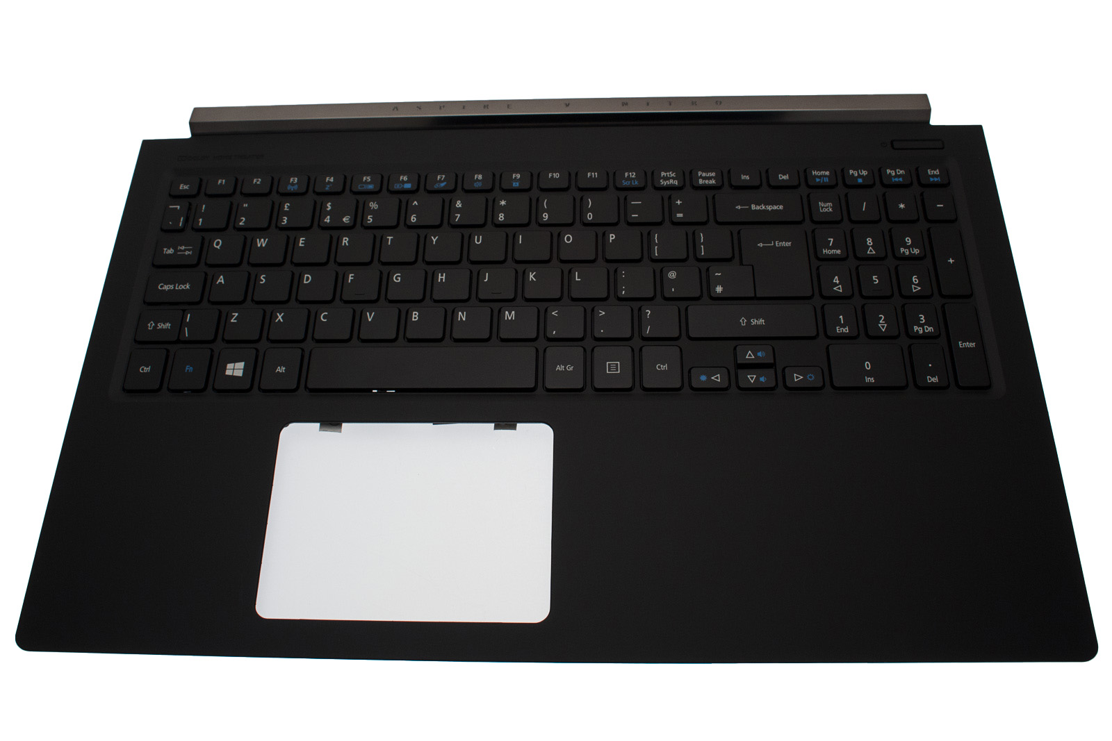 Acer Tastatur beleuchtet englisch (GB) + Top Case schwarz Aspire V Nitro7-591G Serie (Original)