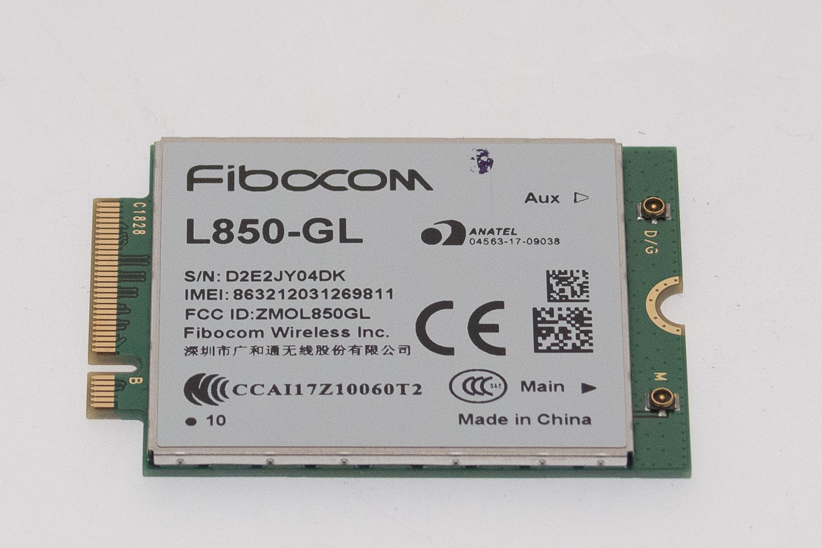 Acer CARD.MODULE.FIBOCOM.3G/LTE.NGFF.L850-GL-10 Acer Chromebook 11 C732LT Serie (Original)