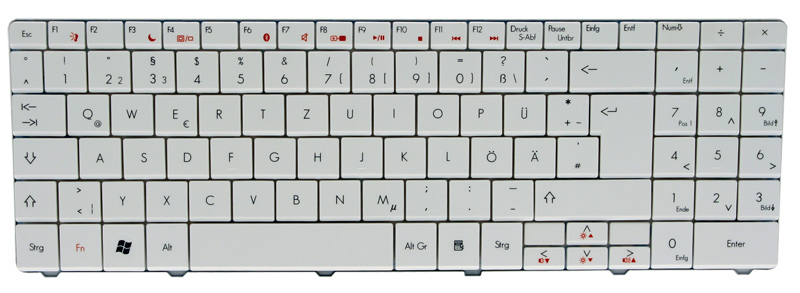 Gateway Tastatur / Keyboard (German) Gateway NV56 Serie (Original)