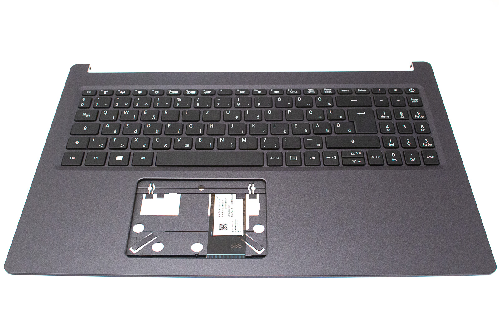 Acer Tastatur Ungarisch (HU) + Top case schwarz Aspire 3 A315-23G Serie (Original)