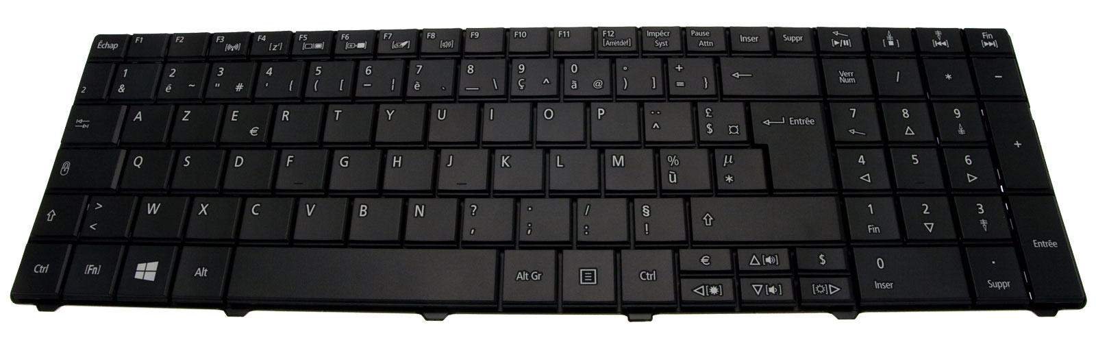 Acer Tastatur französisch (FR) schwarz TravelMate 8572TG Serie (Original)