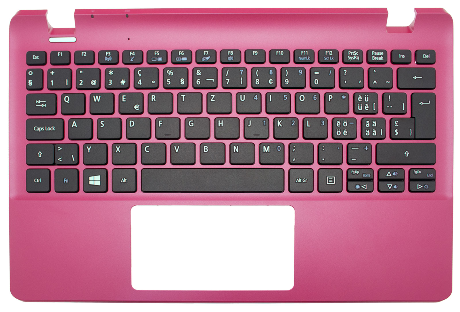 Acer Tastatur schweizerisch (CH) + Top Case pink Aspire E3-112 Serie (Original)