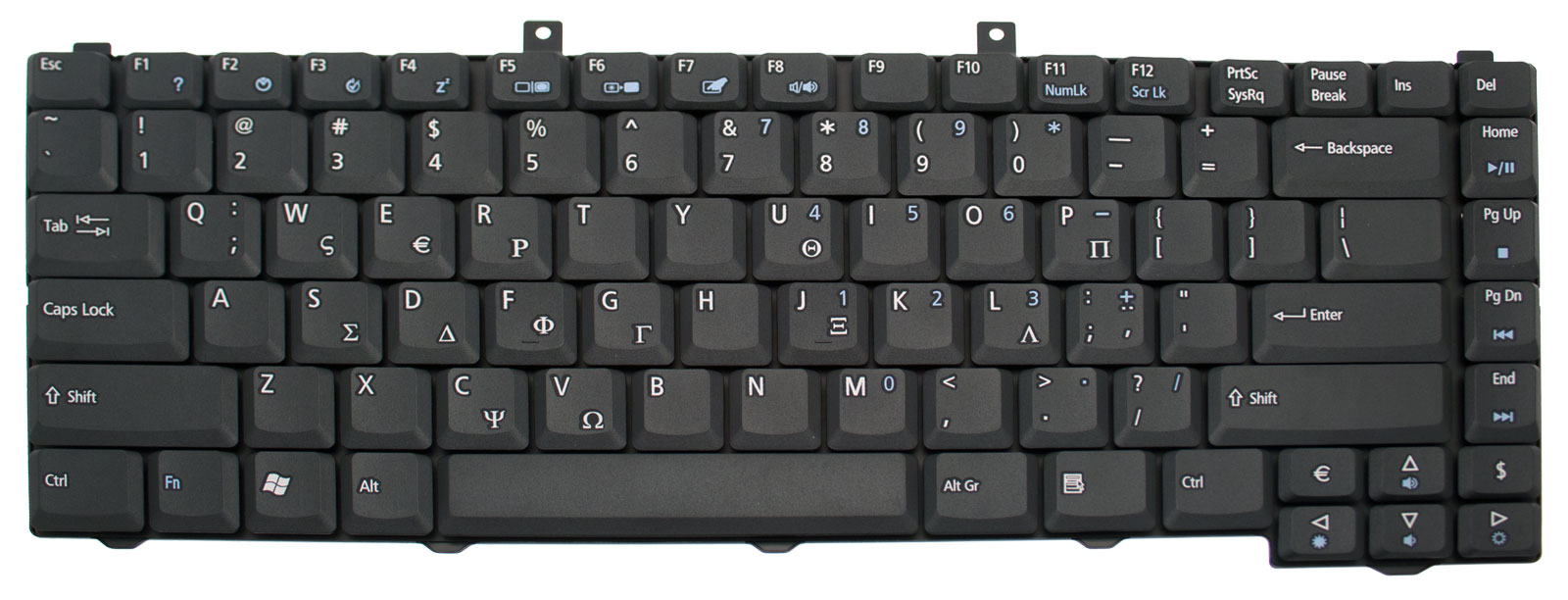 Acer Tastatur griechisch (GR) TravelMate 4310 Serie (Original)
