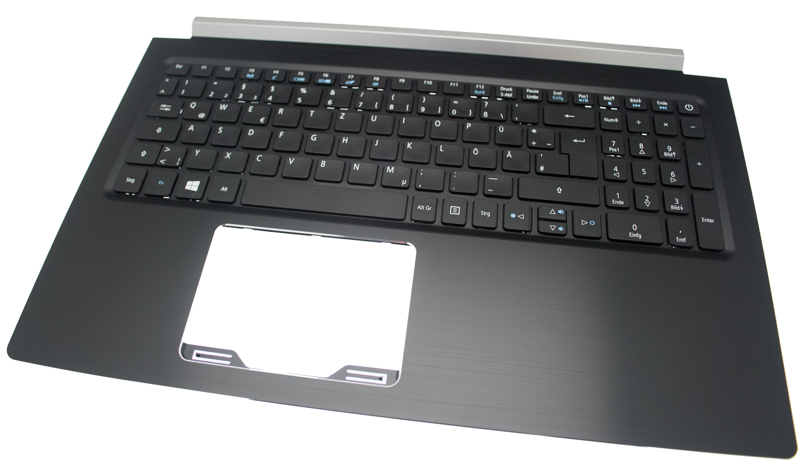 Acer Tastatur Deutsch (DE) + Top case schwarz Aspire 5 A515-51G Serie (Original)