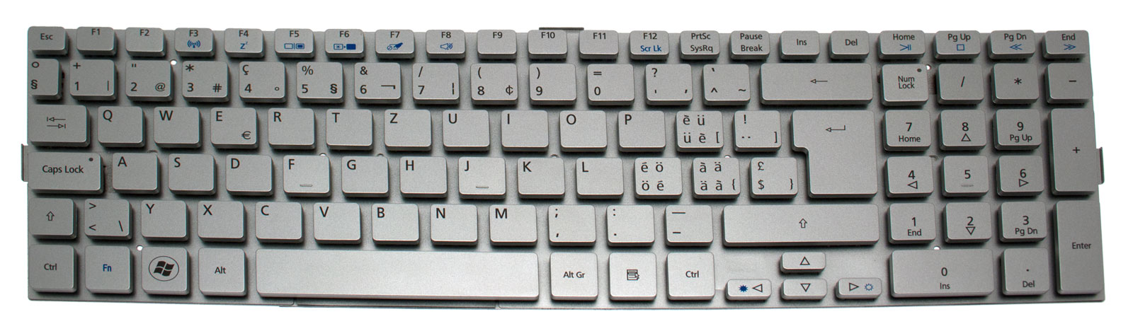 Acer Tastatur / Keyboard (Swiss) Aspire 5950G Serie (Original)