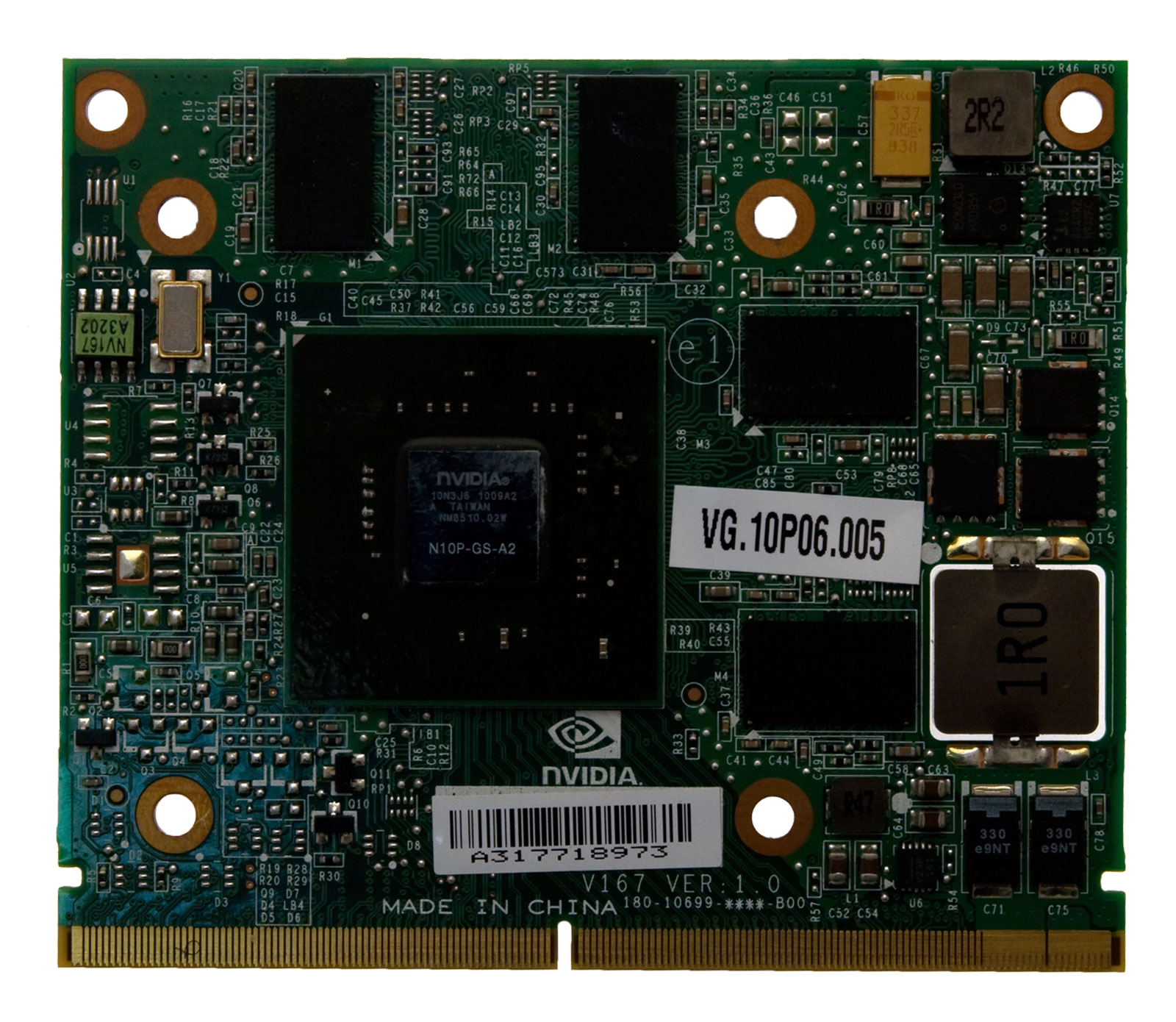 PackardBell Grafikkarte / N10PGS / nVidia GT240M 1GB oneTwo L5810 Serie (Original)