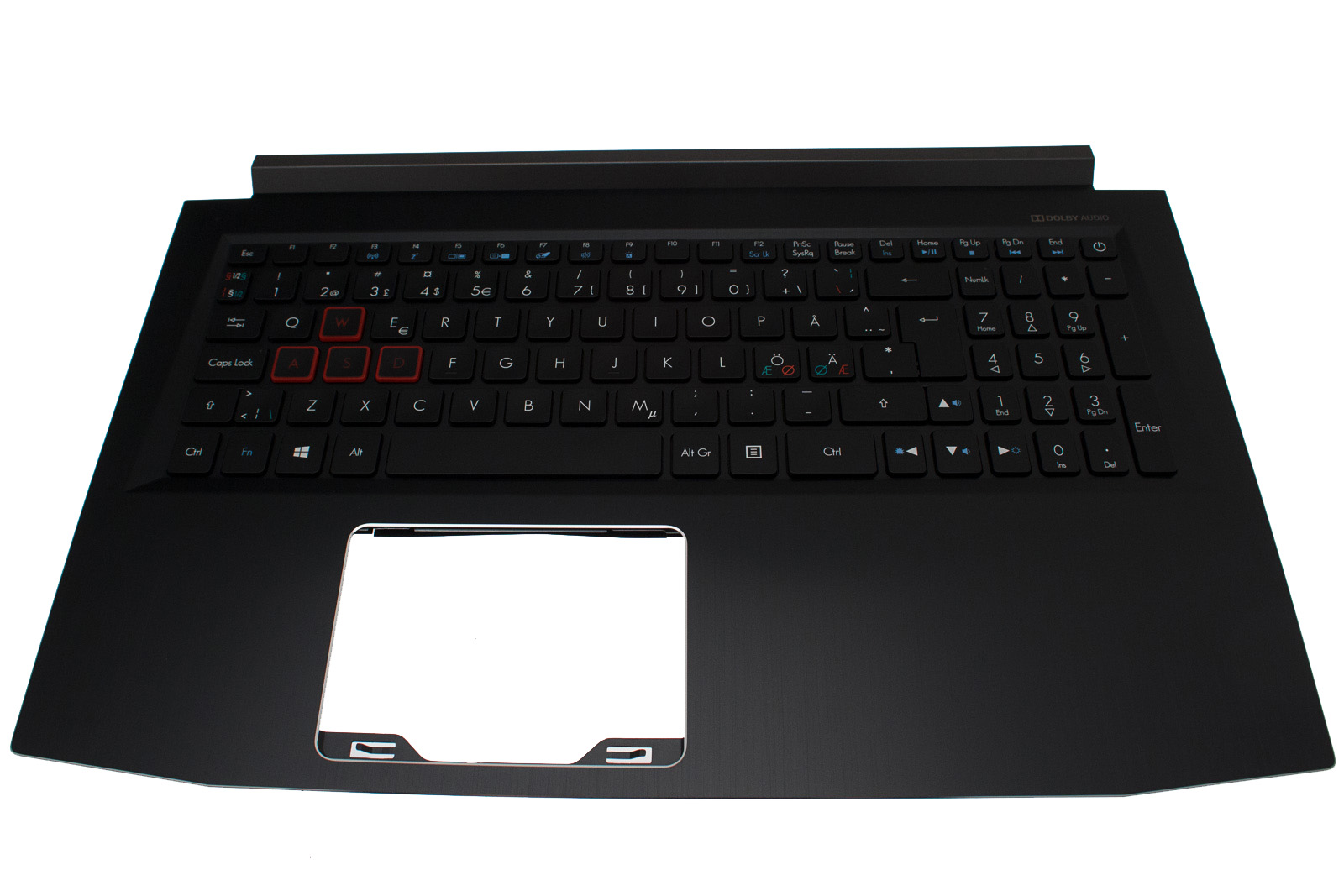 Acer Tastatur beleuchtet skandinavisch (NORDIC) + Topcase schwarz Predator Helios 300 G3-572 Serie (Original)