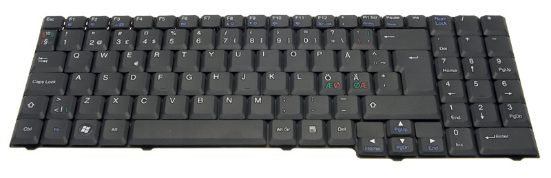 PackardBell Tastatur / Keyboard (Nordic) / HERA KBD MULT ROHS EasyNote MH45 Serie (Original)