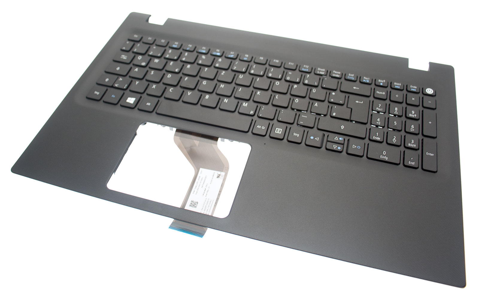 Acer Tastatur deutsch (DE) + Topcase schwarz Extensa 2520 Serie (Original)