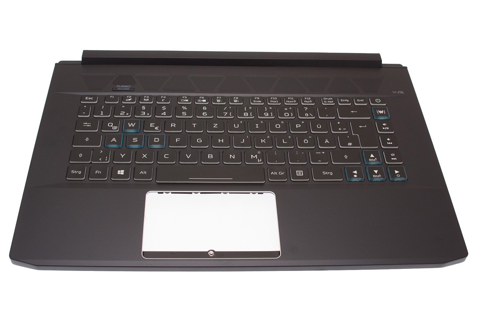 Acer Tastatur beleuchtet deutsch (DE) + Topcase schwarz Predator Triton 500 (PT515-51) Serie (Original)