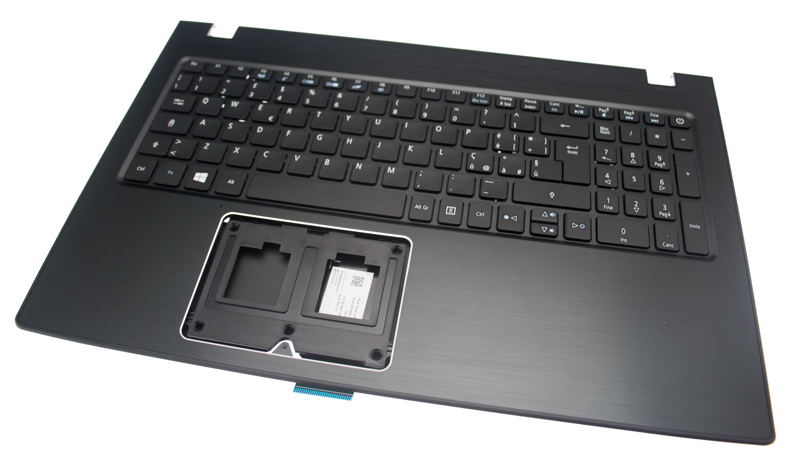 Acer Tastatur italienisch (IT) + Topcase schwarz Aspire E5-575 Serie (Original)