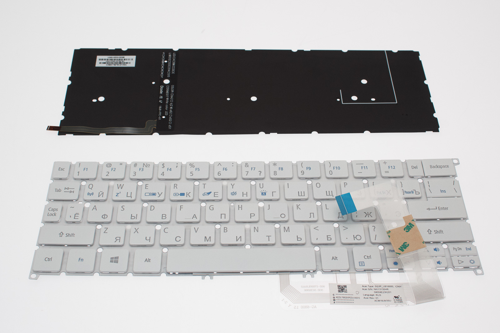 Acer Einzelne Tastatur für Gehäuseoberteil mit Tastatur / Single keyboard for cover upper with keyboard Swift 7 SF714-52T Serie (Original)