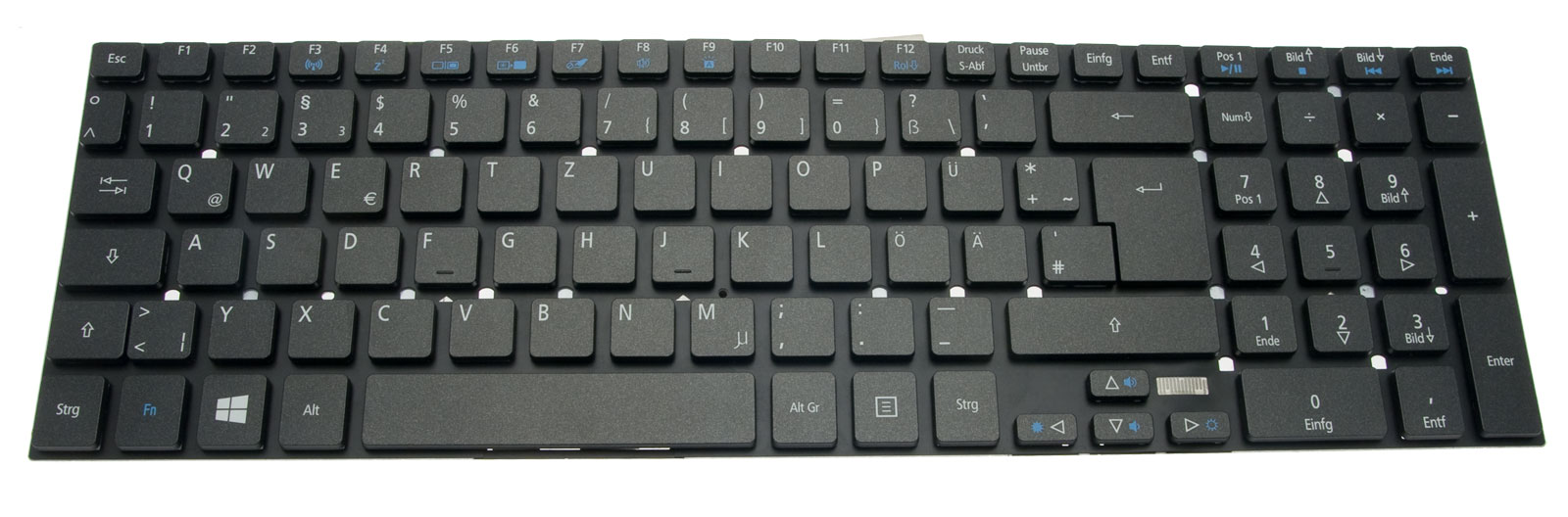 Acer Tastatur deutsch (DE) schwarz TravelMate P455-MG Serie (Original)