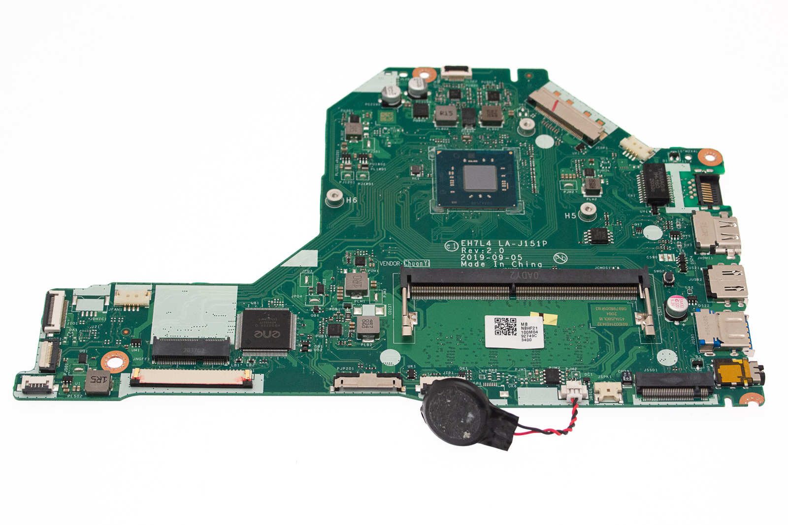 Acer Hauptplatine / Mainboard W/CPU.N5030.4GB.UMA Aspire 3 A317-32 Serie (Original)