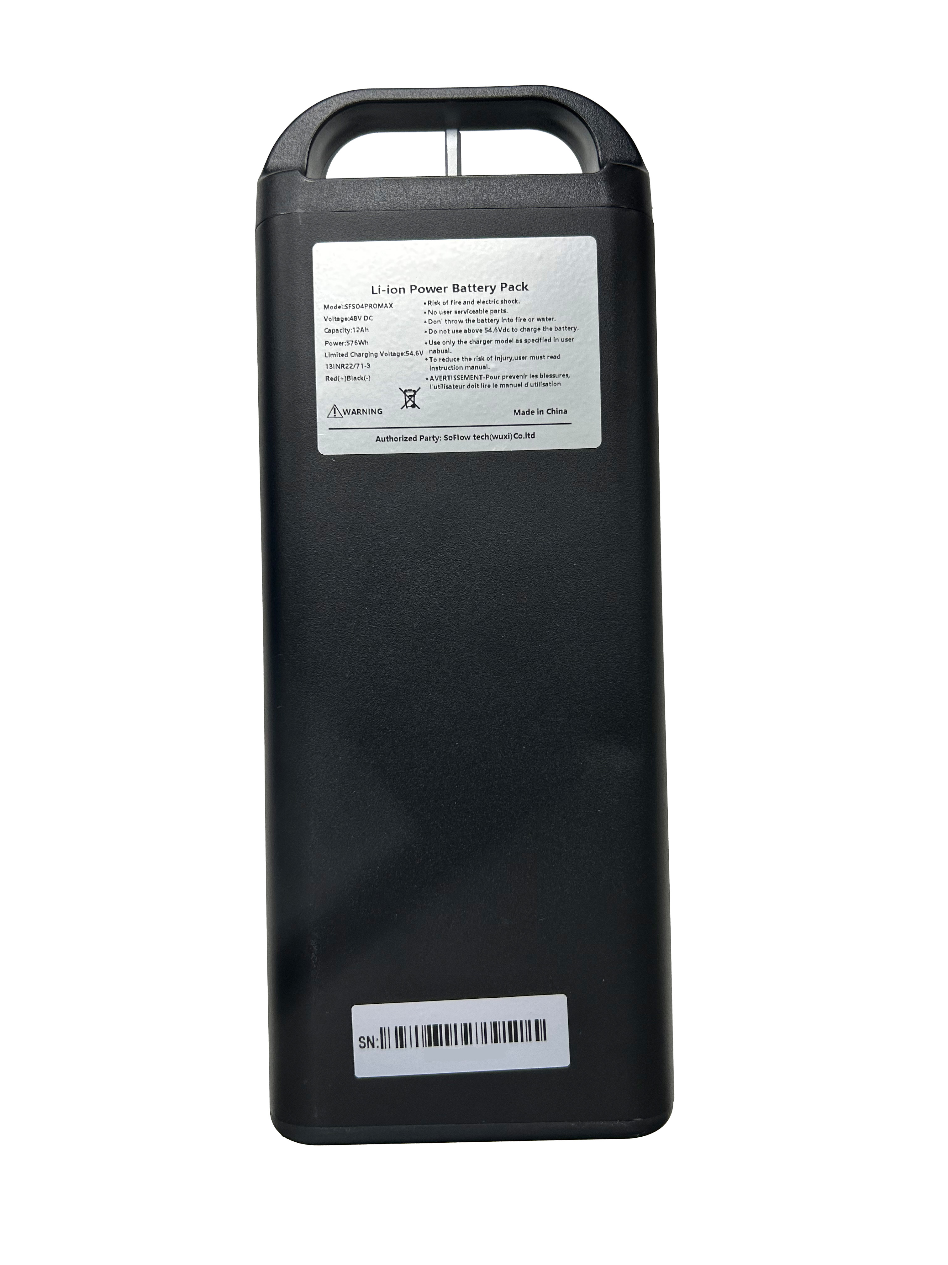 SOFLOW (72) Akku / Batterie 48V 12Ah SO4 PRO MAX (Original)