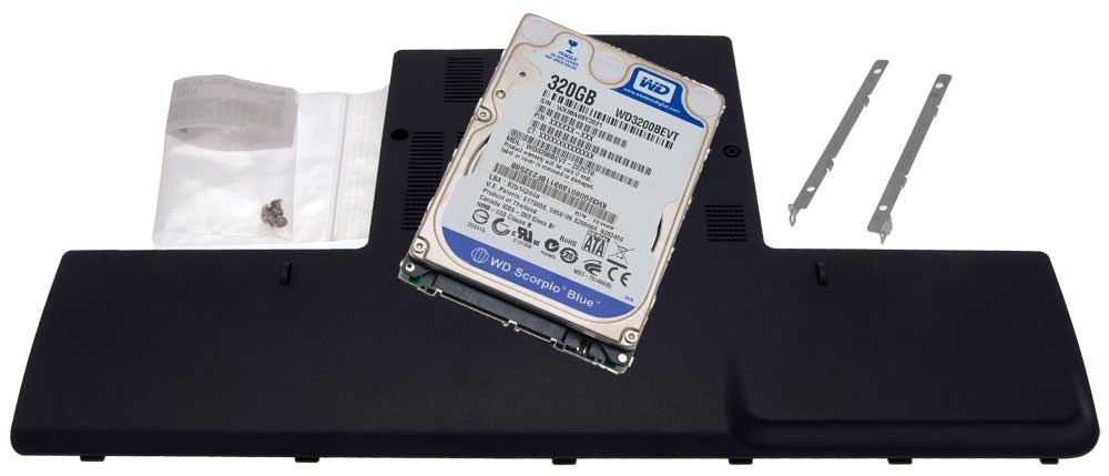 PackardBell Einbaukit 2nd HDD mit 320GB HDD EasyNote LS44SB Serie (Original)