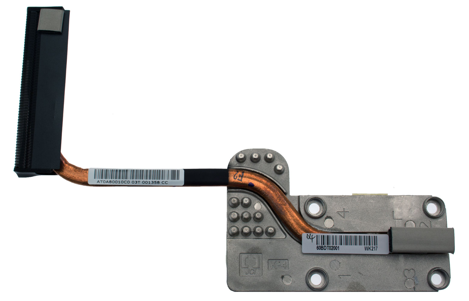 PackardBell Lüfter / Kühler / Heatsink CPU EasyNote LJ71 Serie (Original)