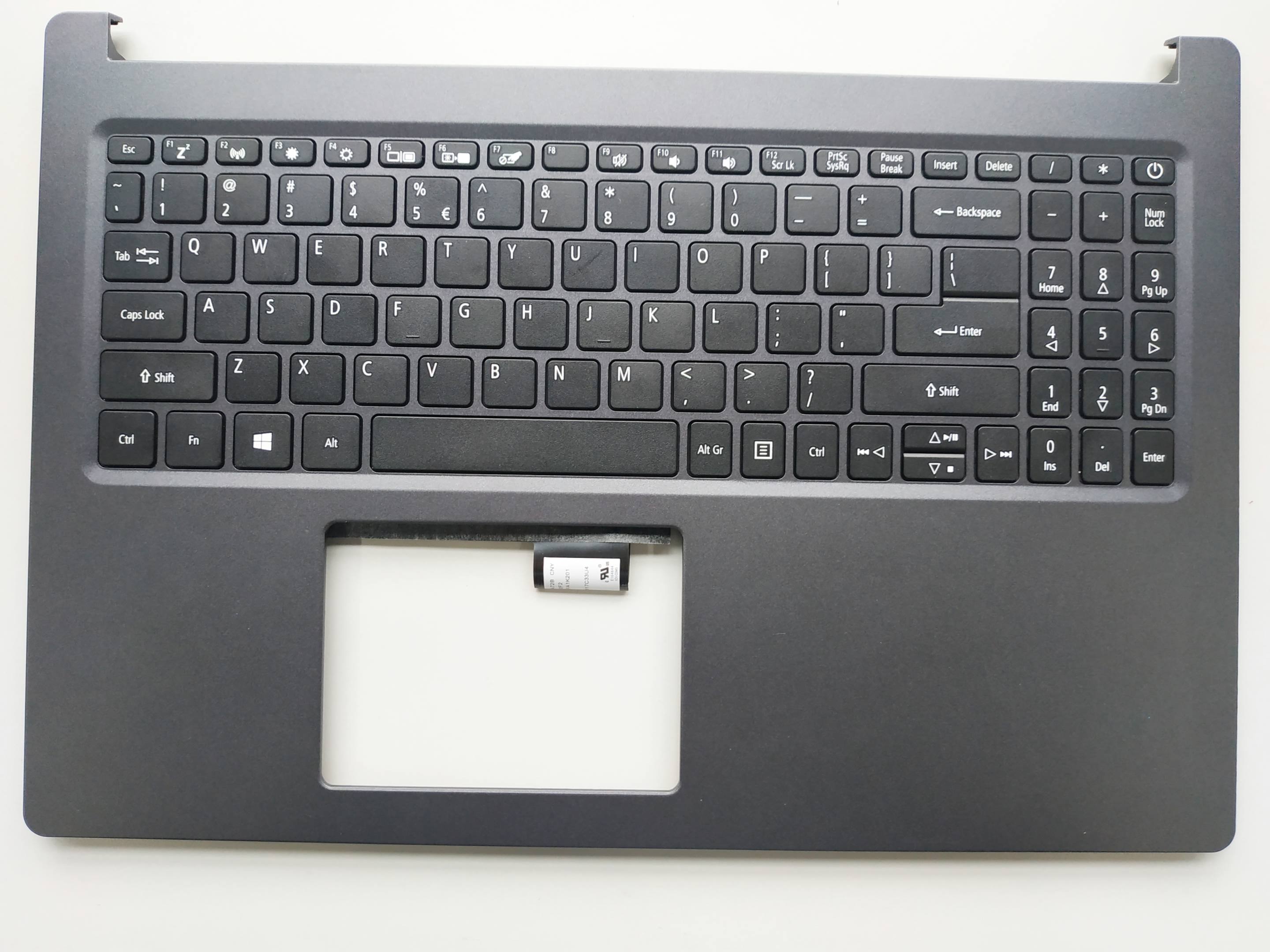 Acer Tastatur US-Int. (US) + Topcase schwarz Aspire 3 A315-34 Serie (Original)