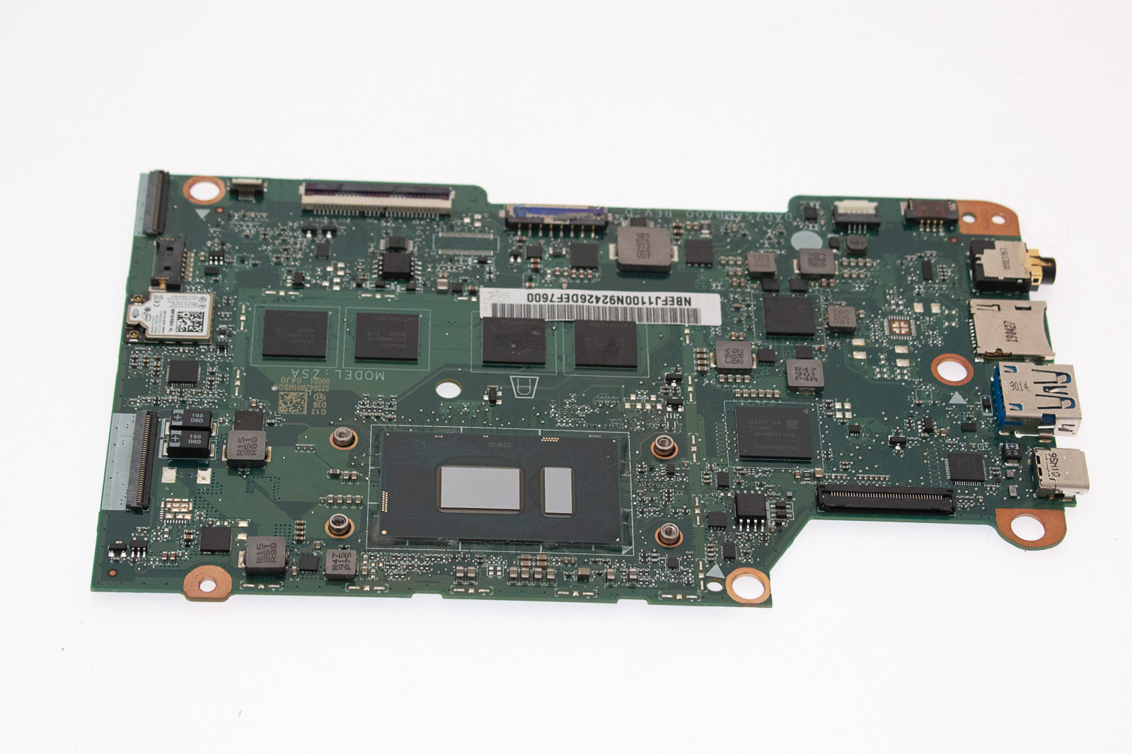 Acer Hauptplatine / Mainboard W/CPU.4417U.4GB.EMMC64GB.UMA Acer Chromebook Spin 13 CP713-1WN Serie (Original)