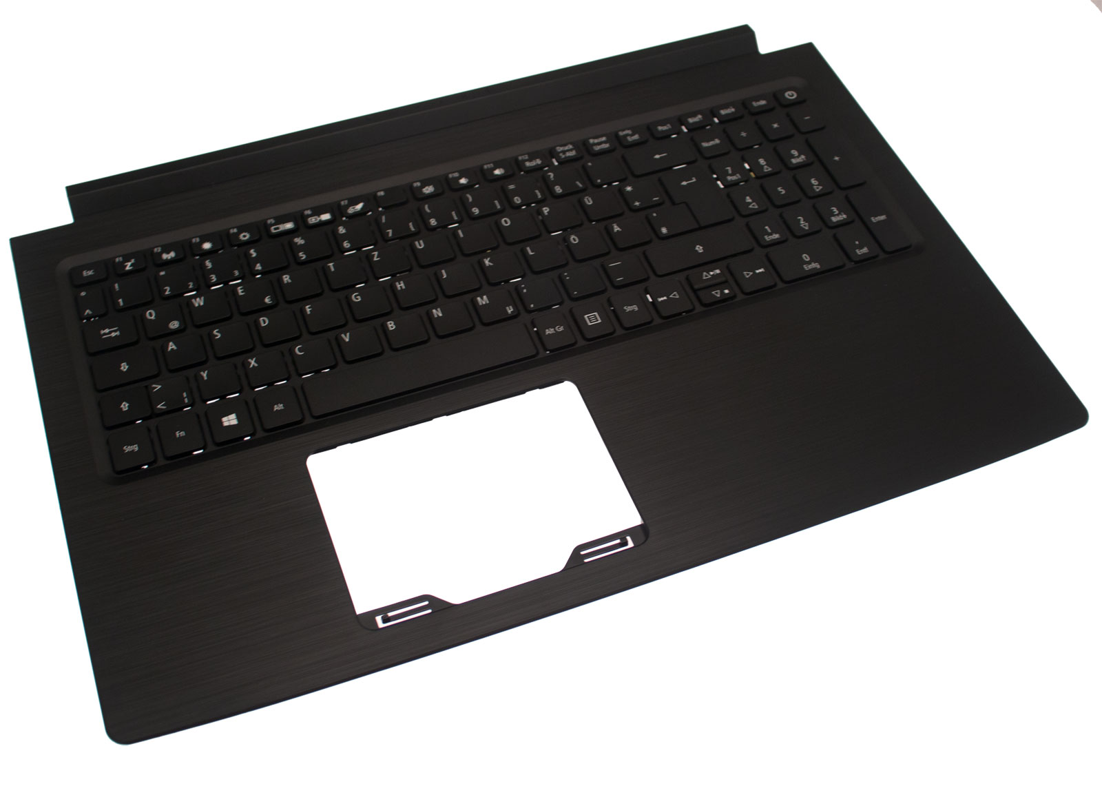 Acer Tastatur Deutsch (DE) + Top case schwarz Aspire 3 A315-53G Serie (Original) Acer Tastatur Deutsch (DE) + Top case schwarz Aspire 3 A315-53G Serie (Original)