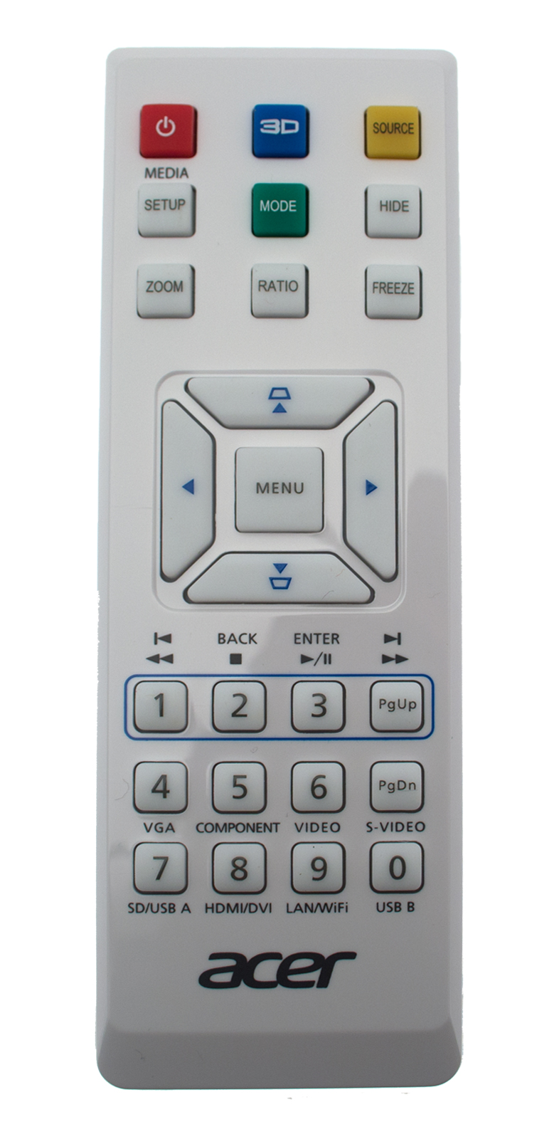 Acer Fernbedienung / Remote control F1283H Serie (Original) Acer Fernbedienung / Remote control F1283H Serie (Original)