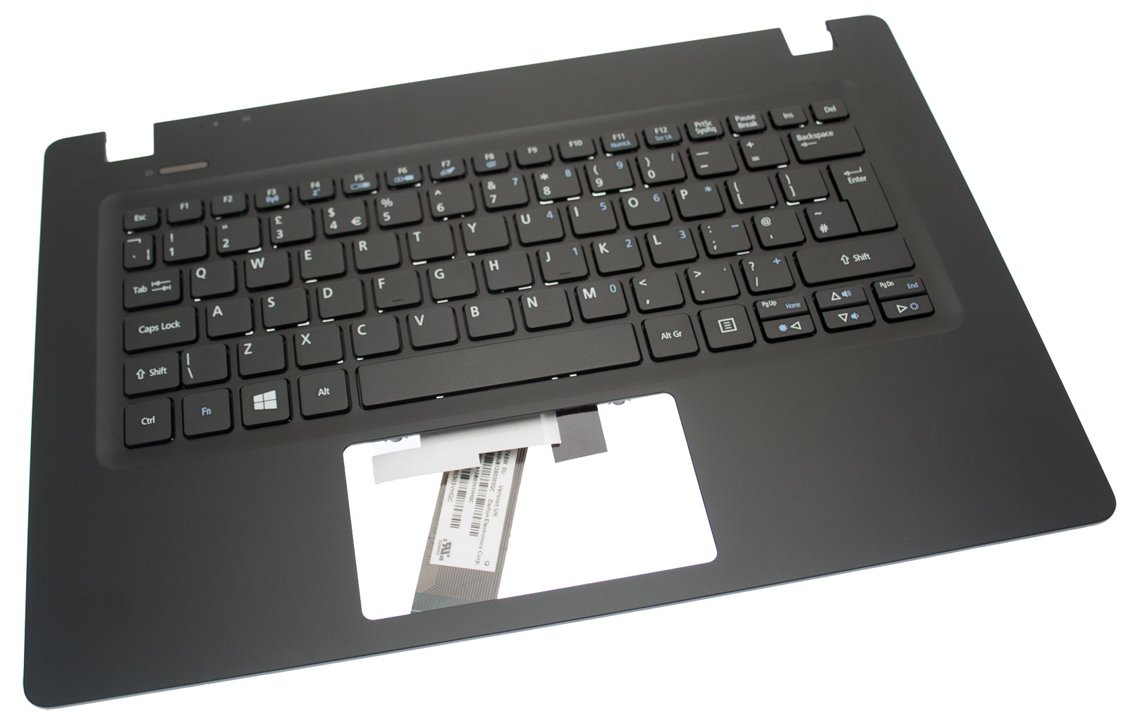 Acer Tastatur englisch (EN) + Topcase schwarz TravelMate P238-G2-M Serie (Original)