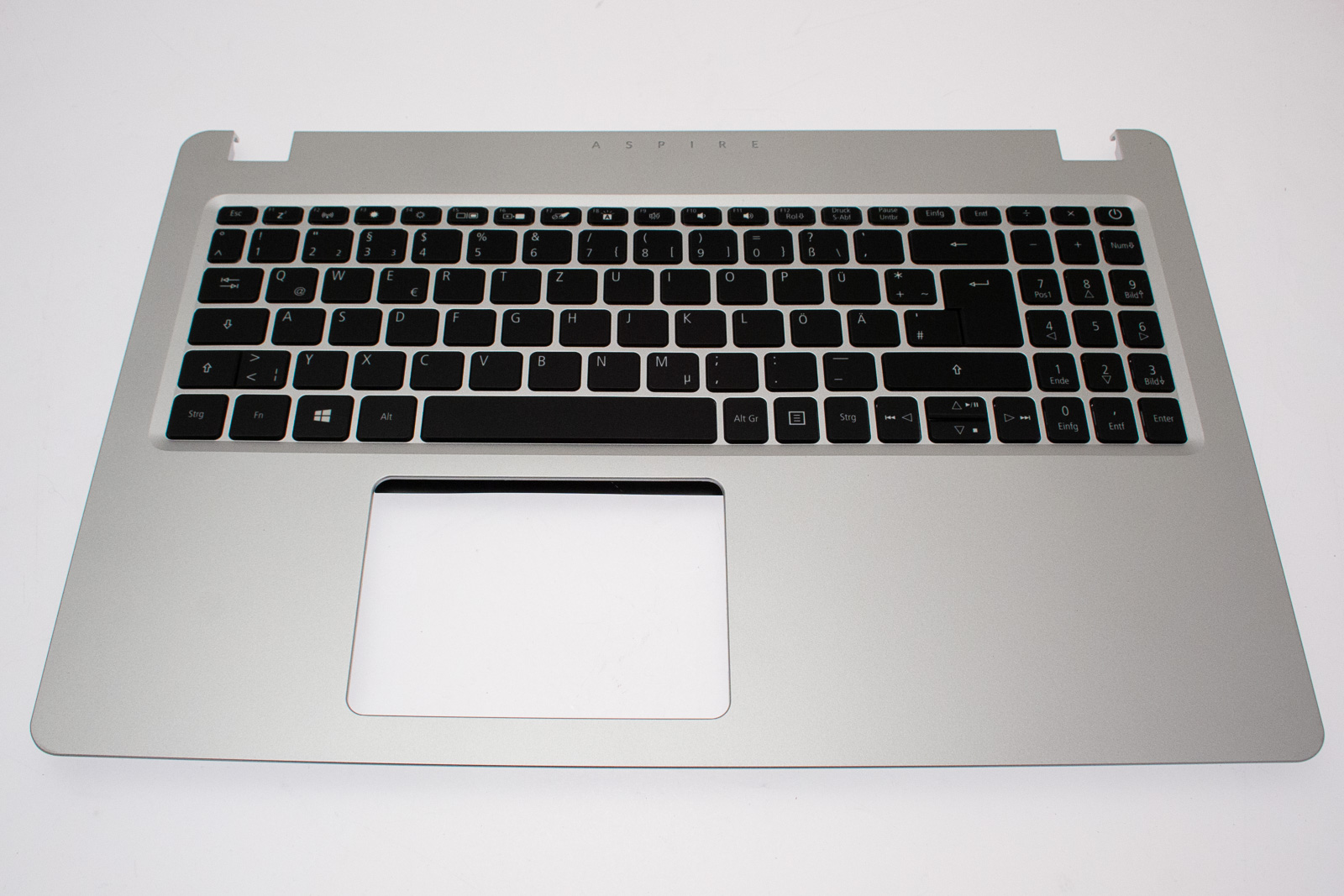 Acer Tastatur beleuchtet Deutsch (DE) + Top case silber Aspire 5 A515-52G Serie (Original) Acer Tastatur beleuchtet Deutsch (DE) + Top case silber Aspire 5 A515-52G Serie (Original)