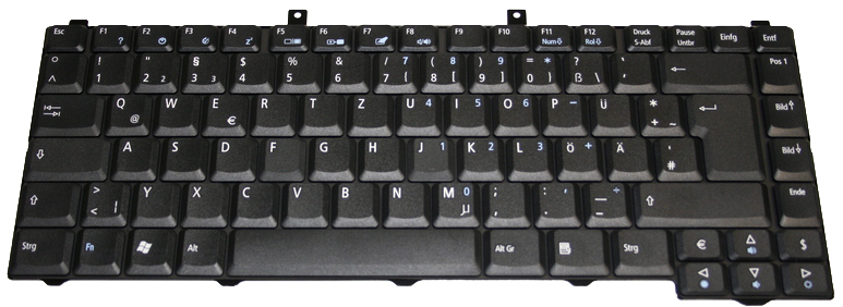 Acer Tastatur deutsch (DE) schwarz Aspire 5620 Serie (Original)