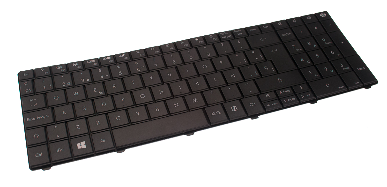Gateway Tastatur spanisch (ES) schwarz Gateway NV50A Serie (Original)