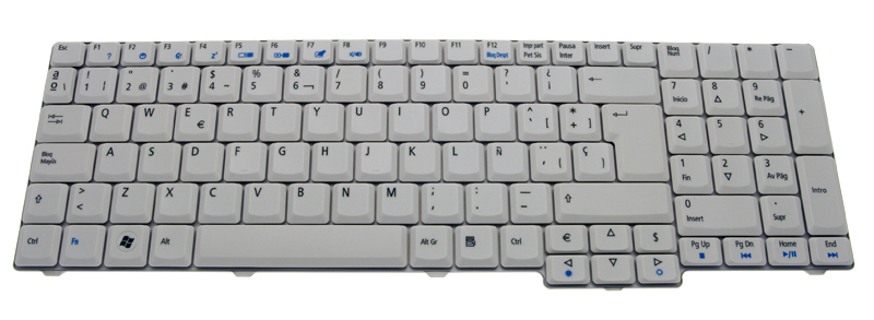 Acer Tastatur / Keyboard (Spain) Aspire 7520 Serie (Original) Acer Tastatur / Keyboard (Spain) Aspire 7520 Serie (Original)