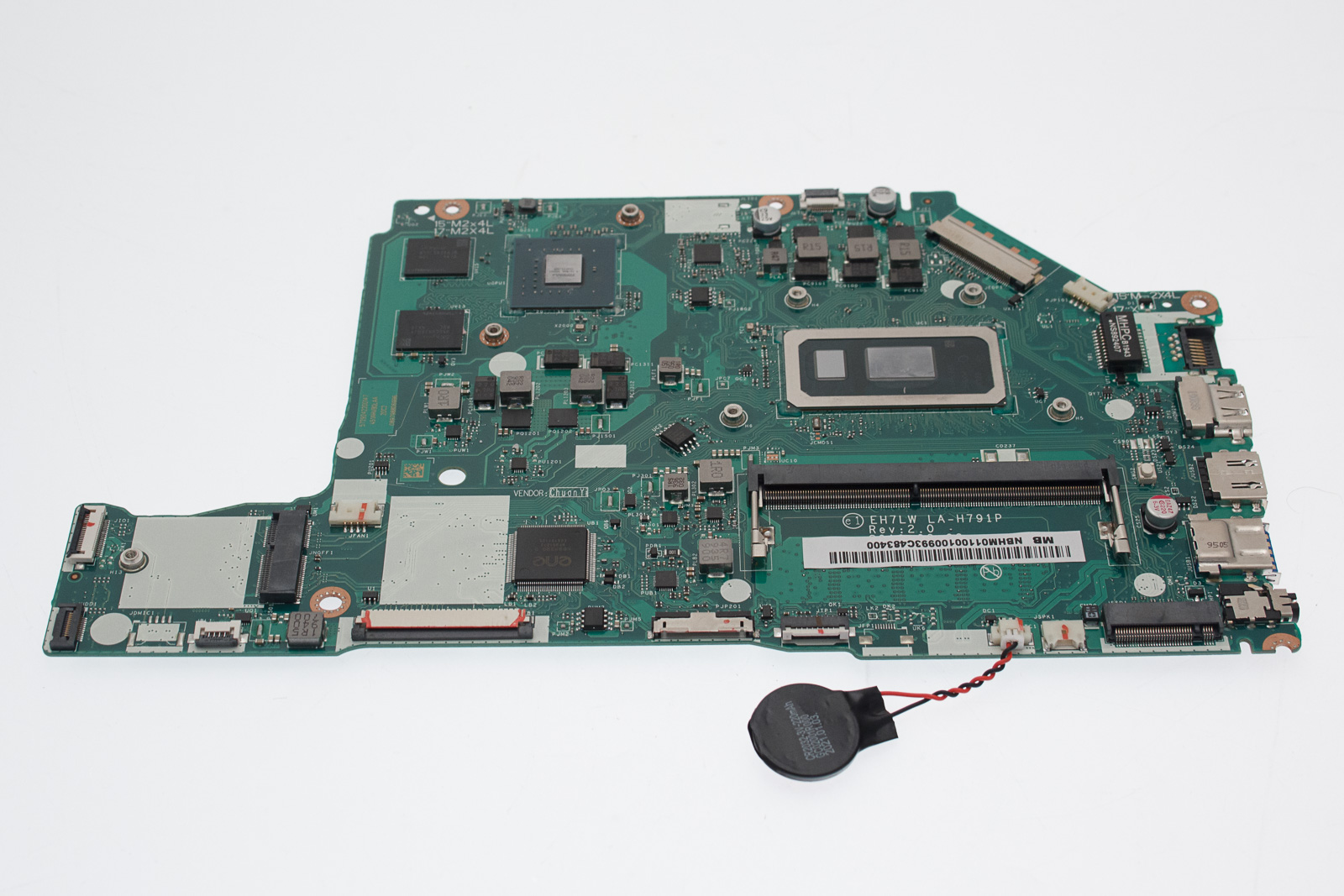 Acer Mainboard W/CPU.I7-10510U.N17SG0.OB4GB Aspire 3 A317-51G Serie (Original)