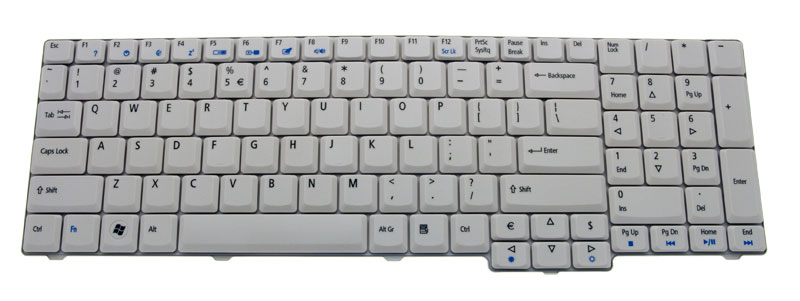 Acer Tastatur / Keyboard (US-International) Aspire 7520 Serie (Original) Acer Tastatur / Keyboard (US-International) Aspire 7520 Serie (Original)