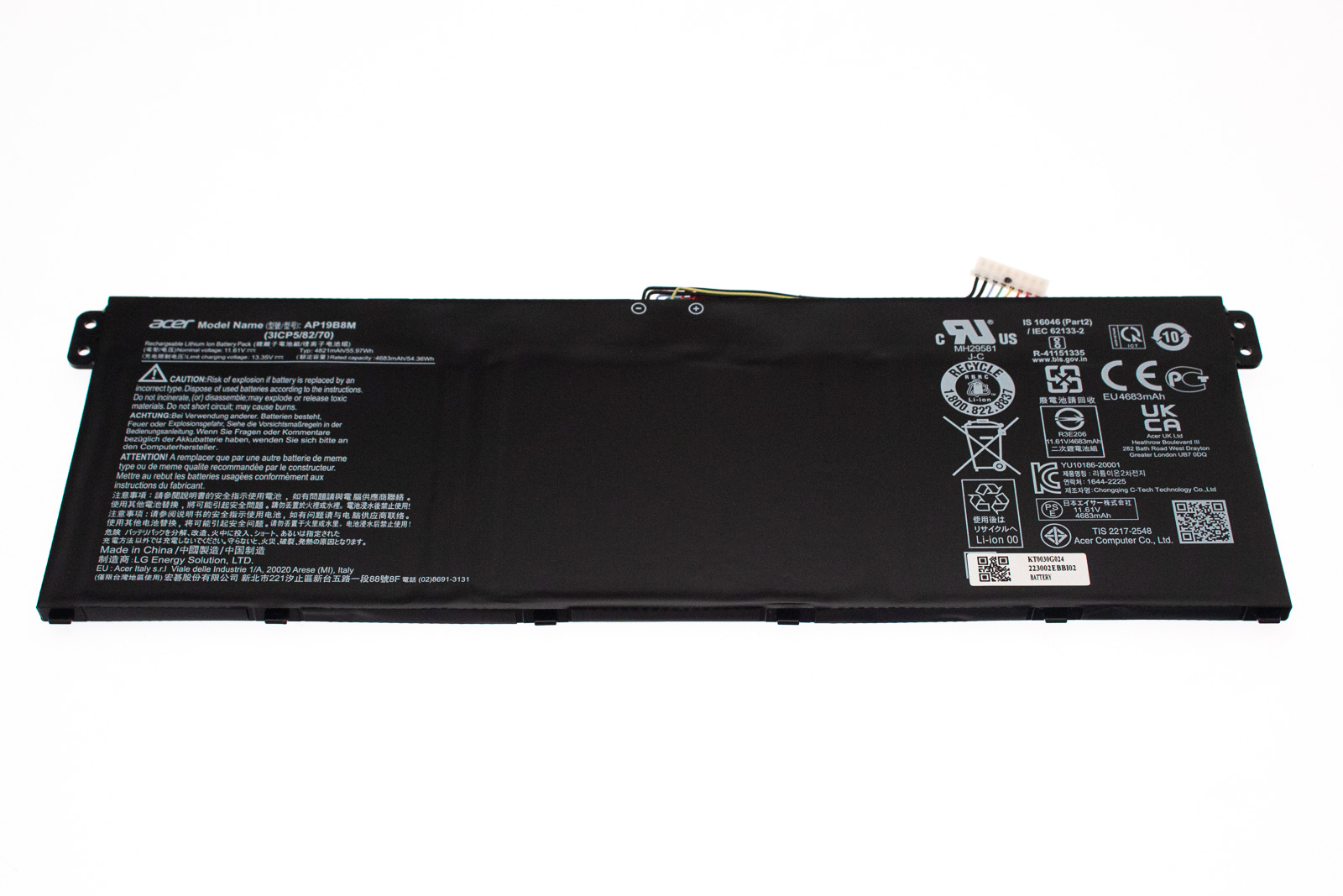 Acer Akku / Batterie / Battery 4820 mAh Acer Porsche Design Book RS AP714-51T Serie (Original)