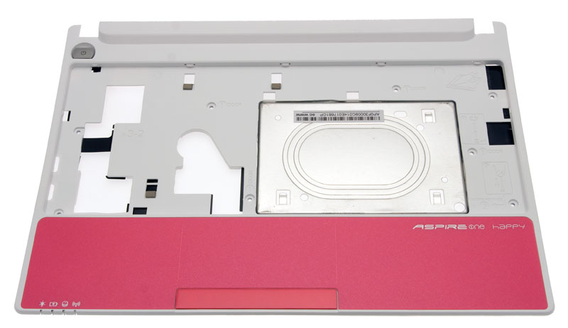 Acer Gehäuseoberteil / Cover Upper PINK W/TP Aspire ONE HAPPY (Original)