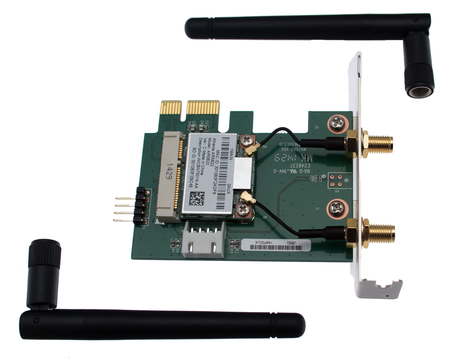 PackardBell WLAN Board mit externer Antenne imedia S2870H Serie (Original)