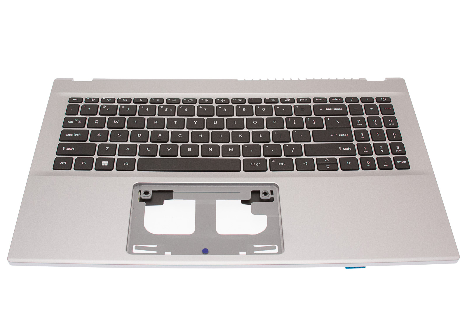 Acer Gehäuseoberteil silber mit Tastatur (Englisch-US-International) / Cover upper silver with keyboard (English-US-International) Aspire Go 15 AG15-42P Serie (Original)